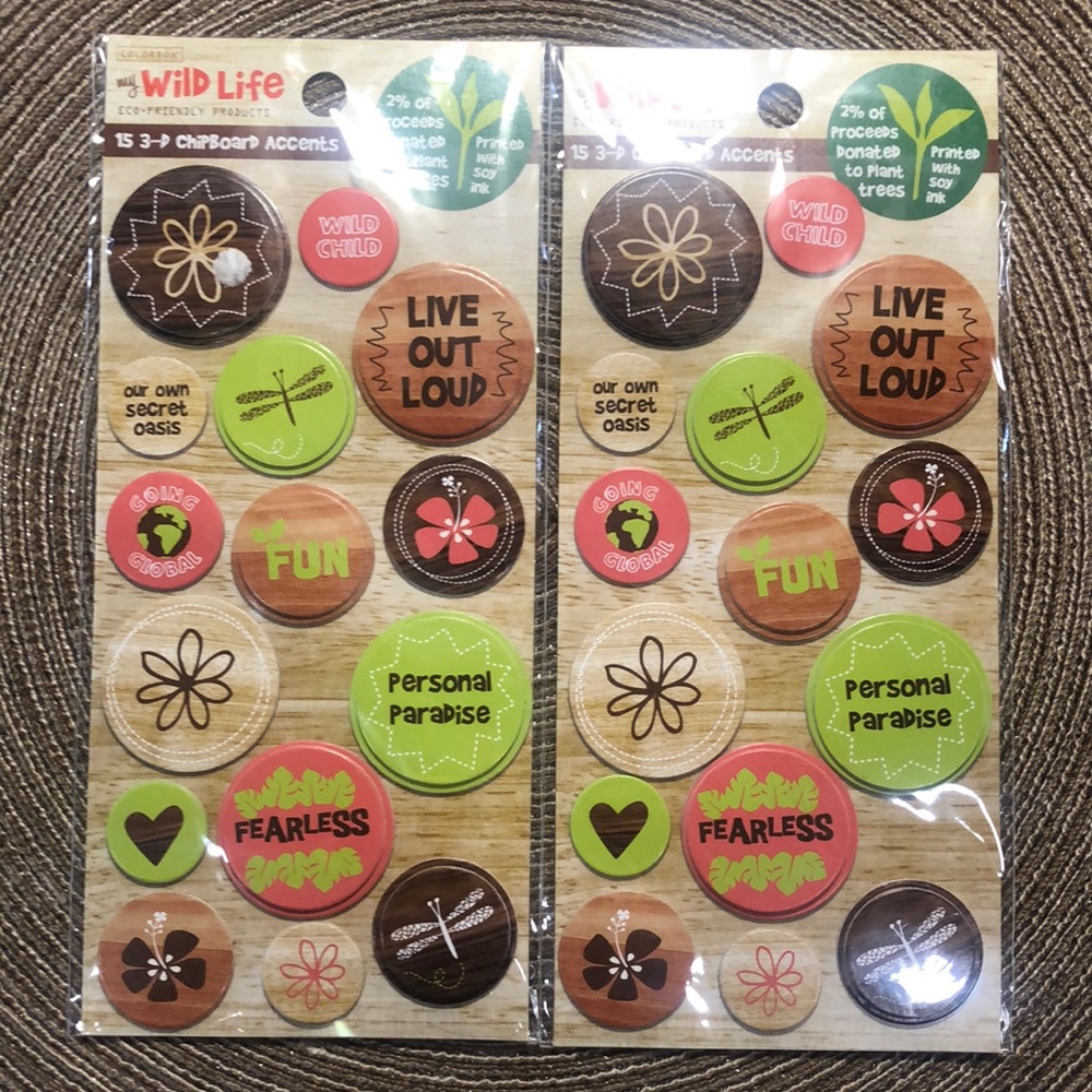 Colorbok Wild Life Scrapbook Stickers